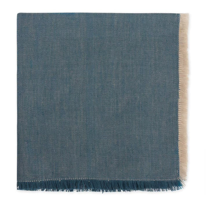 Coastal Blue Fringe Cloth Napkin