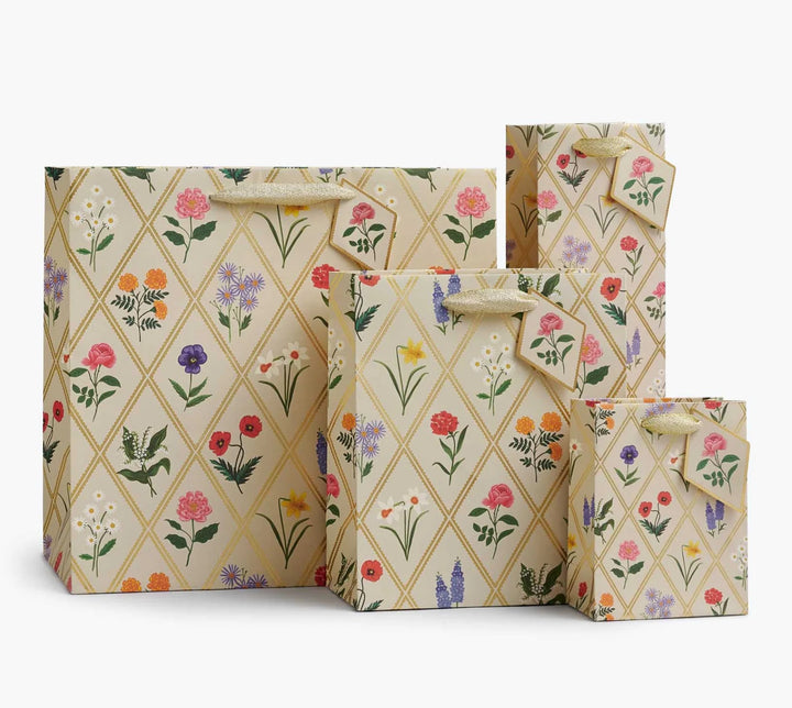Garden Trellis Floral Gift Bags