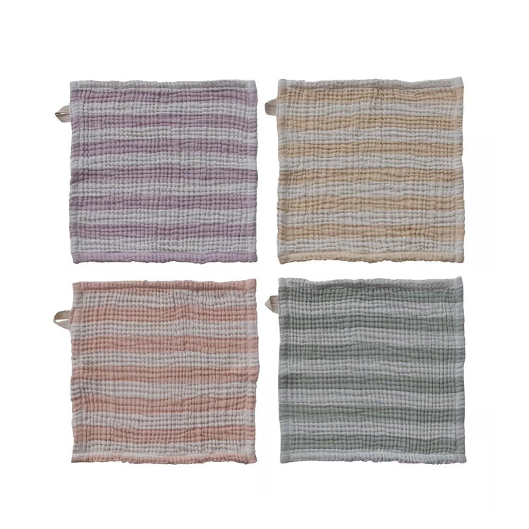 Soft Stripe Double Cloth Dishcloth