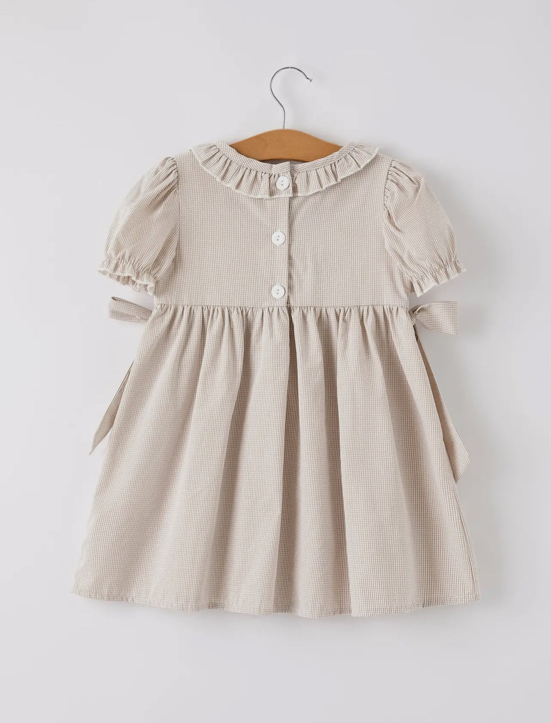 Smocked Pumpkin & Bows Dress