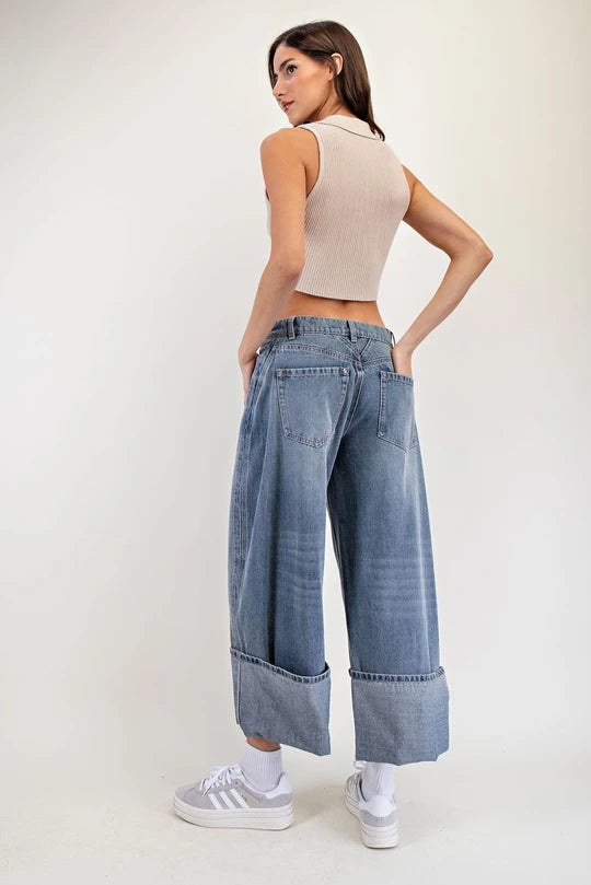 Roll With It Wide Leg Jeans