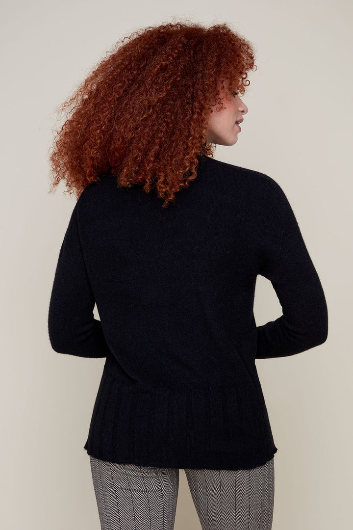 Luxe Cashmere Mock Neck Sweater