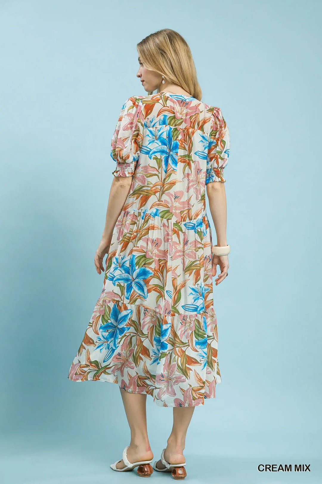 He Loves Me, He Loves Me Not Midi Dress