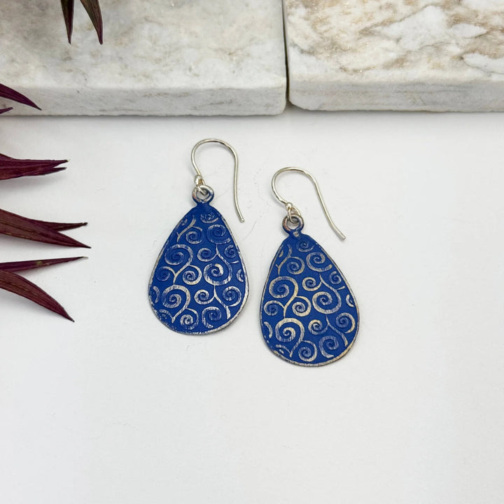 Silver Patina Earrings