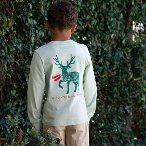 Christmas Deer Long Sleeve Tee