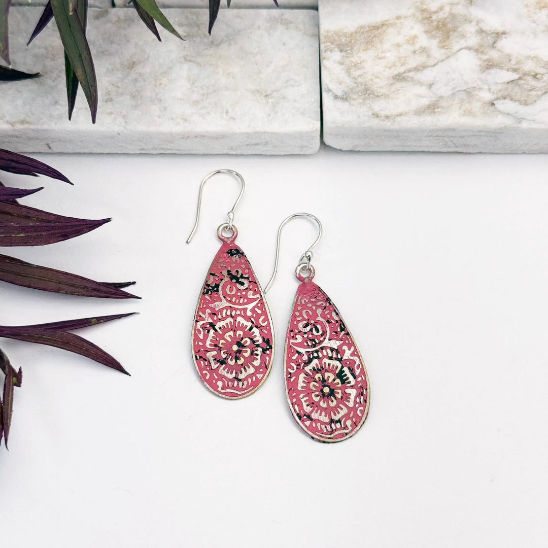 Silver Patina Earrings