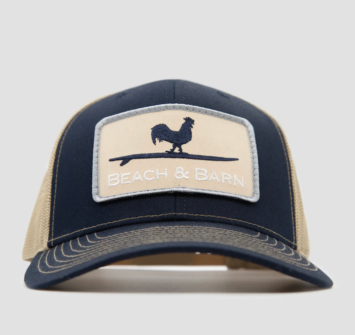 Beach & Barn Leather Patch - Navy