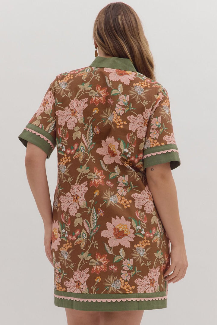 Harvest Blooms Tunic Dress – Plus Size