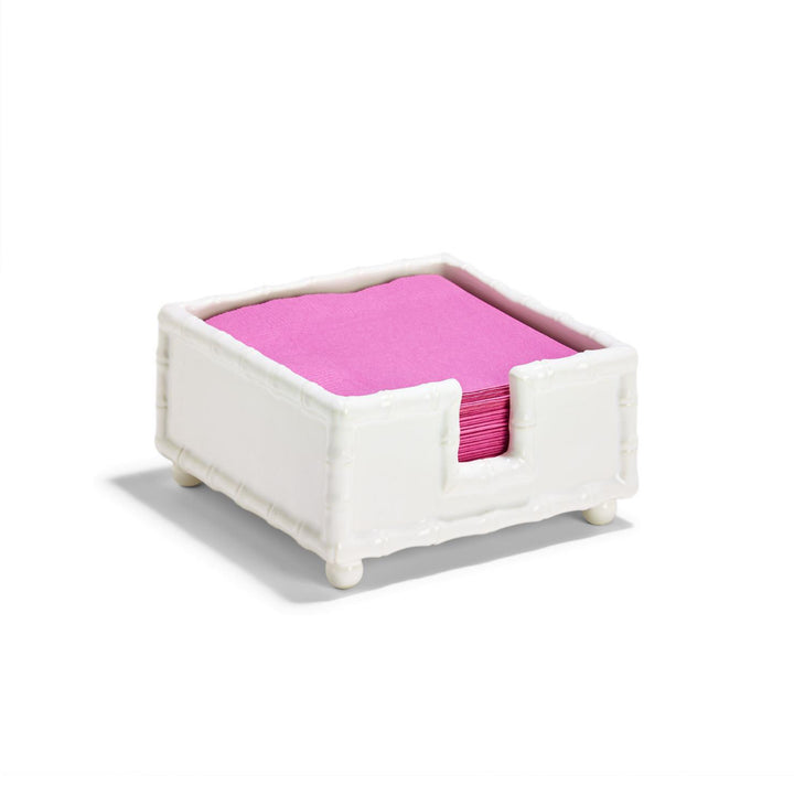 Faux Bamboo Cocktail Napkin Holder
