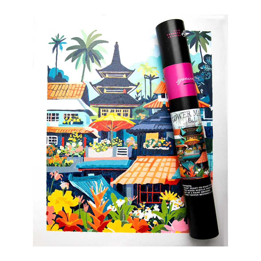 Flower Market Paint-by-Numbers Kit