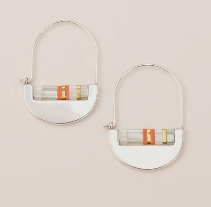 Good Karma Miyuki Crescent Hoop