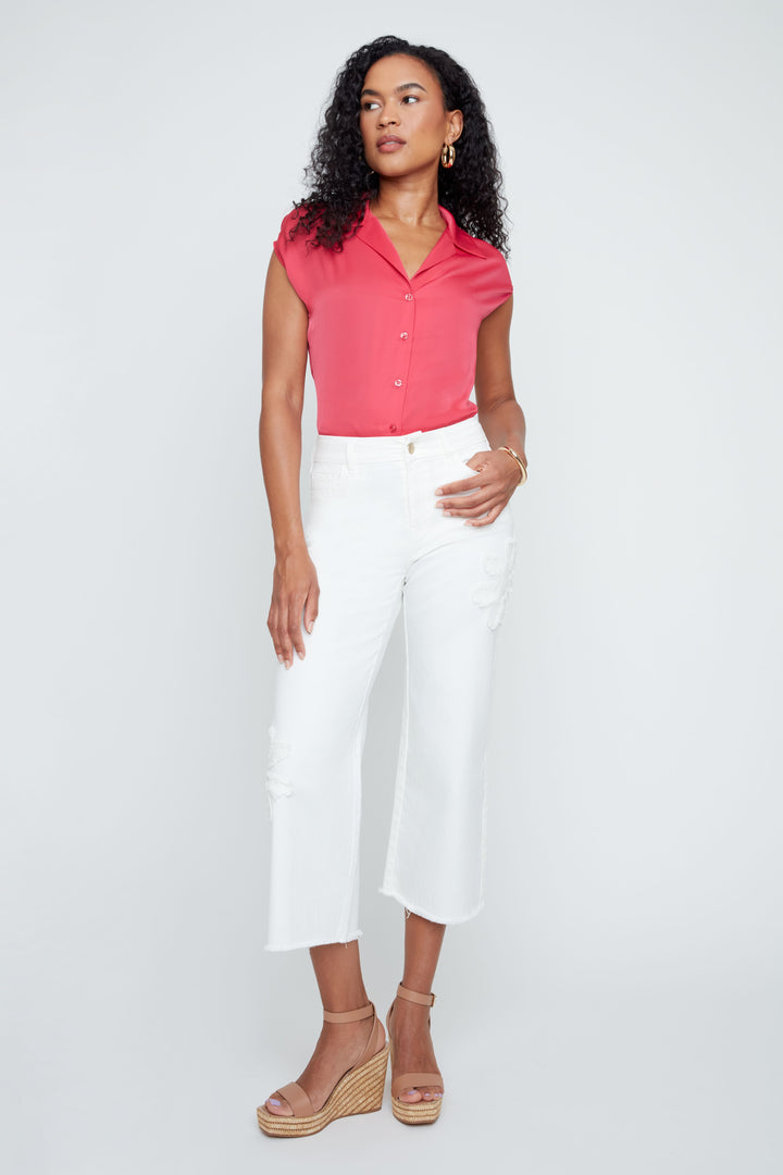The Valeria Wide-Crop Jean
