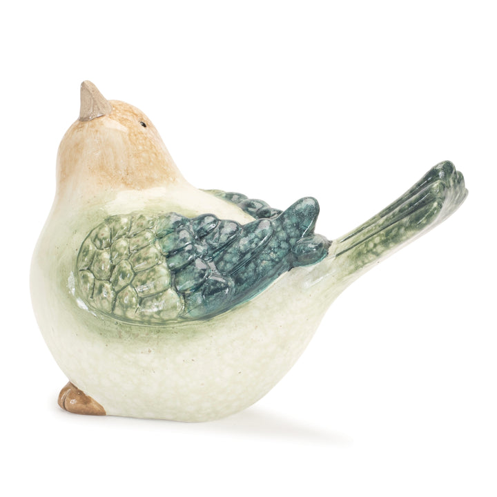 Green Terra Cotta Bird