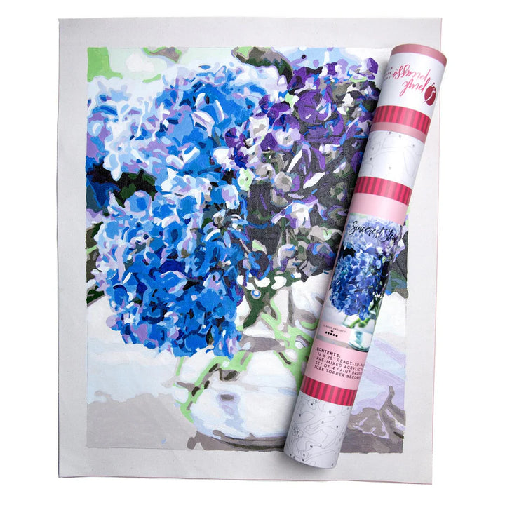 Floral Paint-by-Numbers Kit