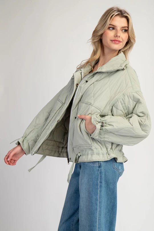 The Sage Chalet Quilted Jacket