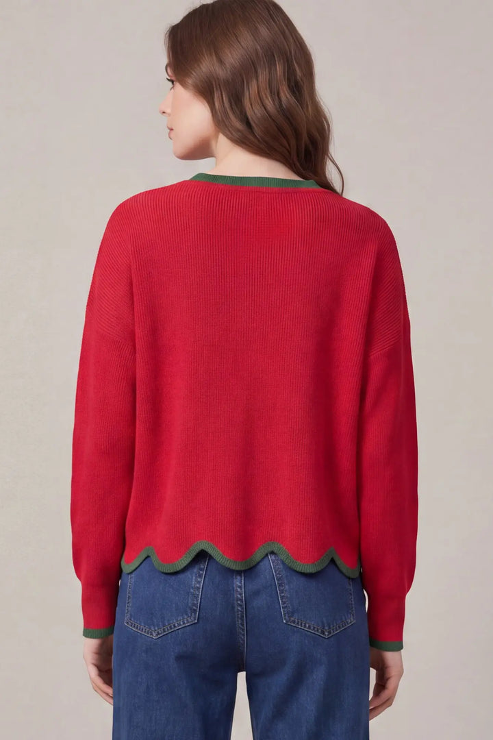 The Merry Scallop Sweater