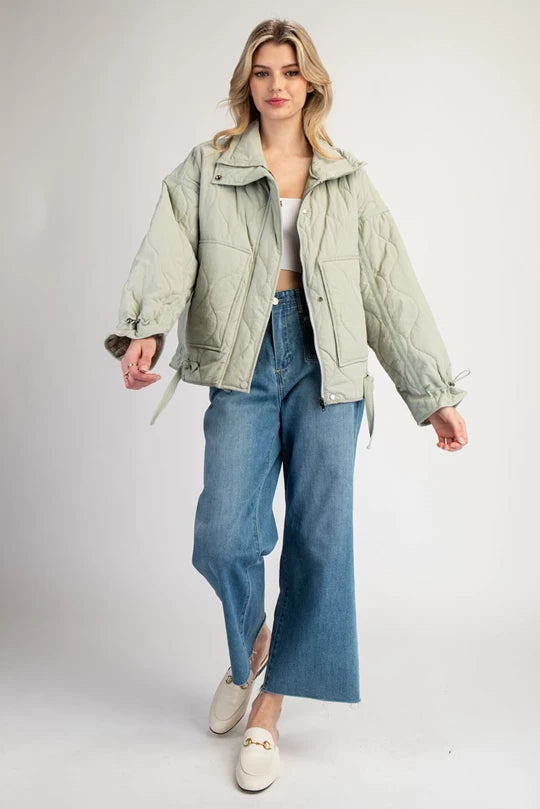 The Sage Chalet Quilted Jacket