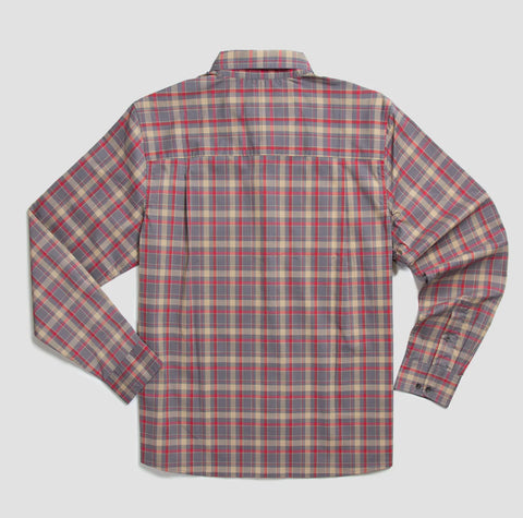 B&B Red Barn Plaid Double Pocket Button Up