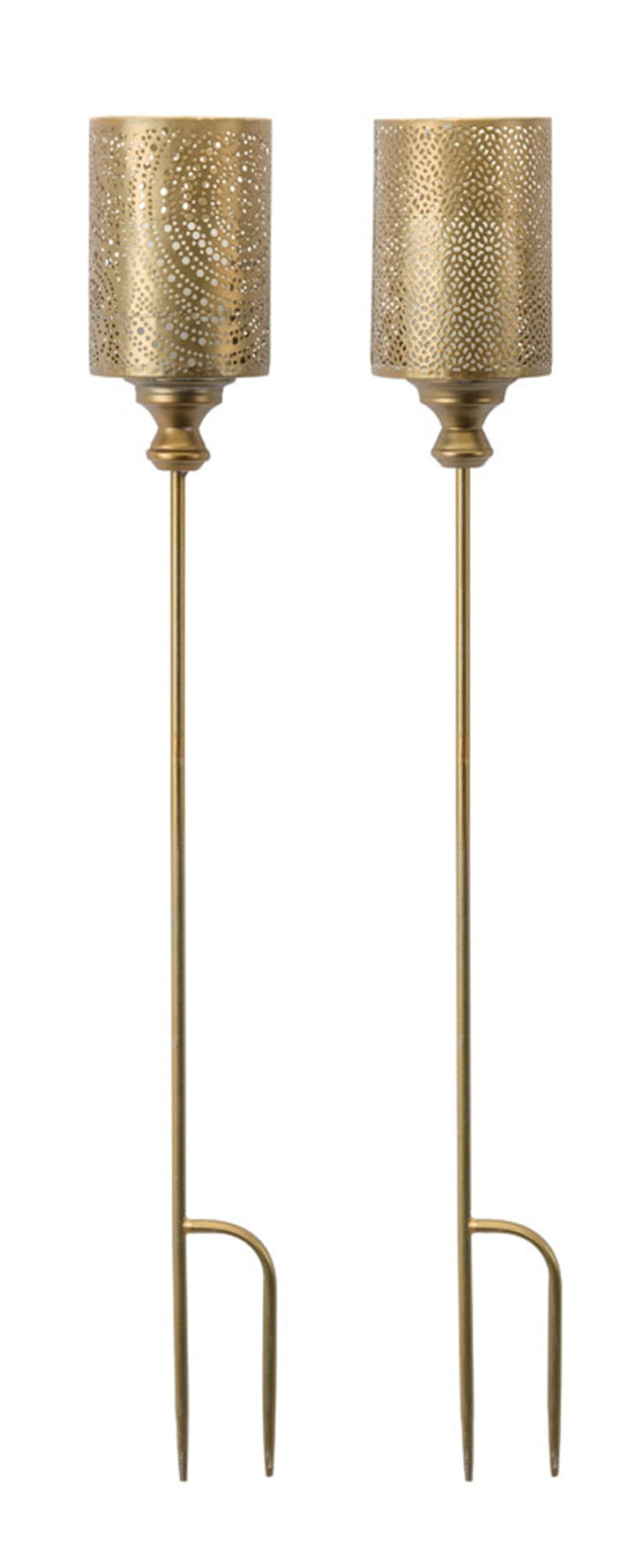 Golden Glow Garden Torch Holder