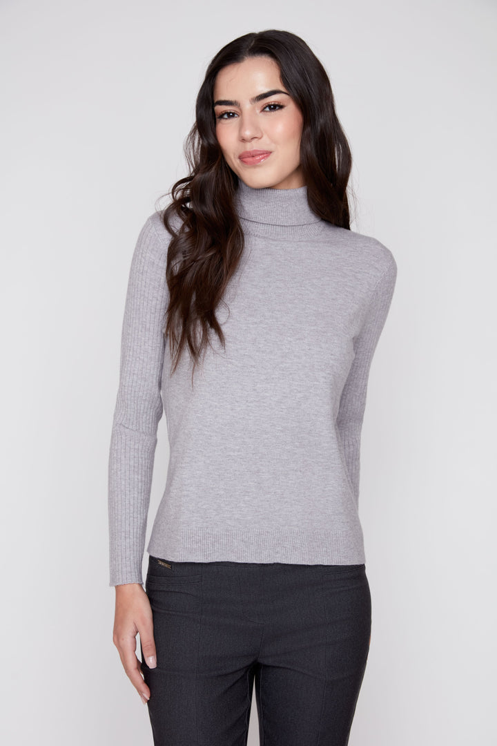 Silver Lining Turtleneck Sweater
