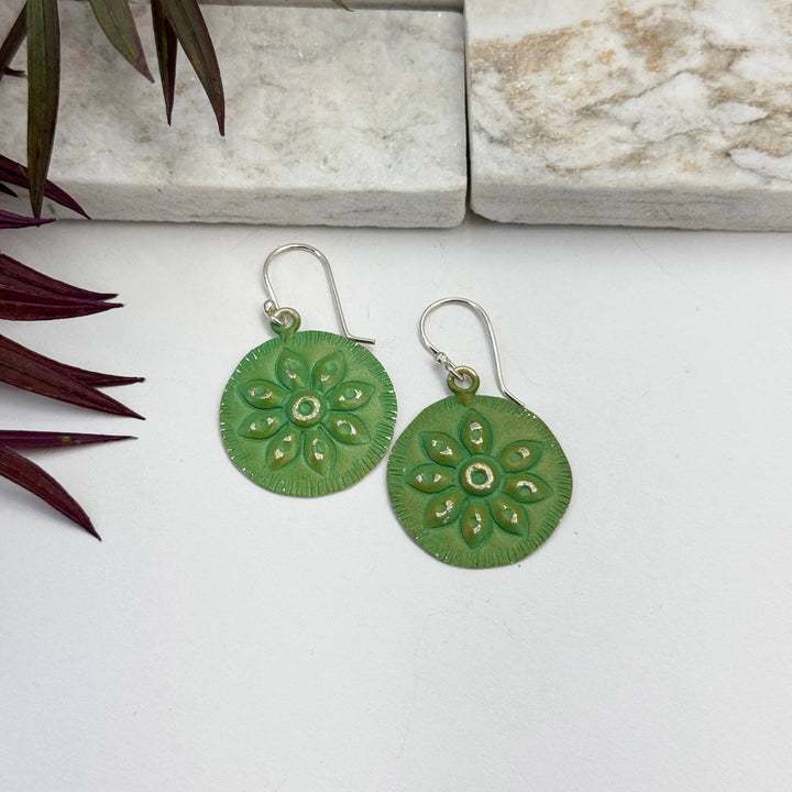 Silver Patina Earrings