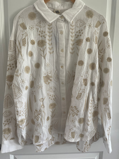Flock of Birds Button Up
