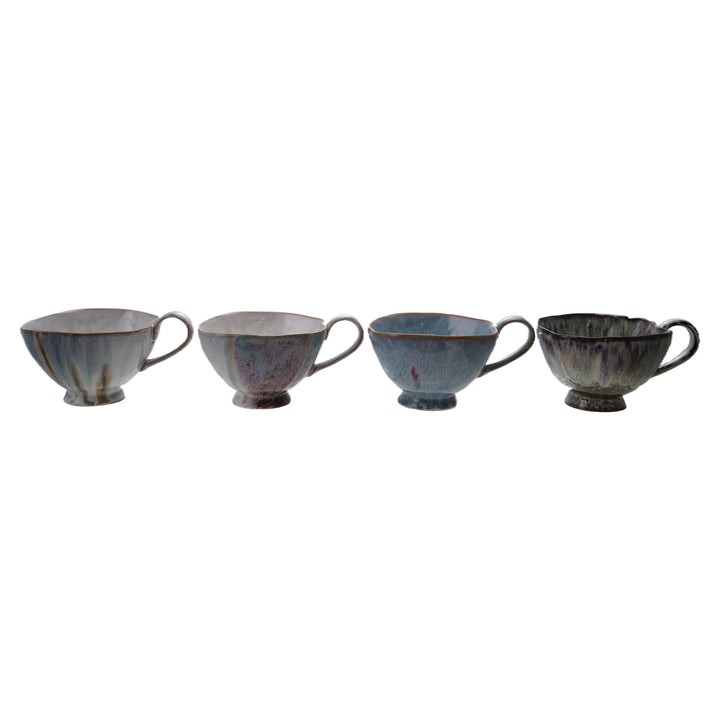 Artisan Footed Stoneware Mug