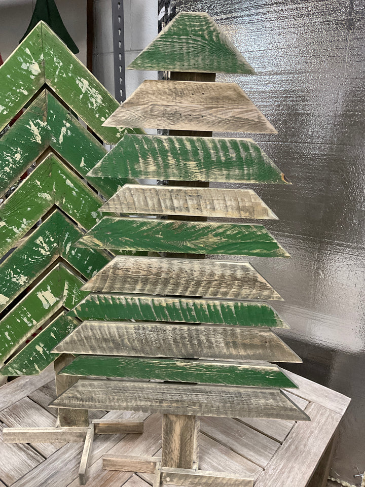 Recycled Wood Trees w/ Stand