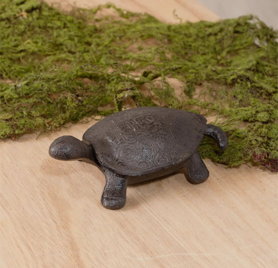 Cast Iron Turtle Key Hider