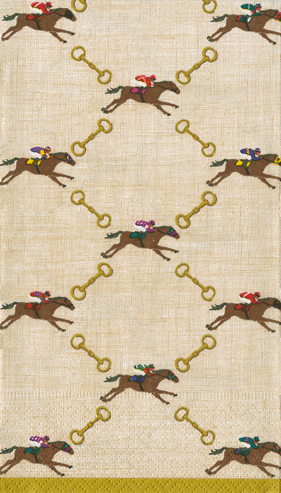 Caspari Race Day Horse Napkins