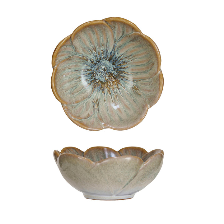 Petal Glaze Stoneware Bowl