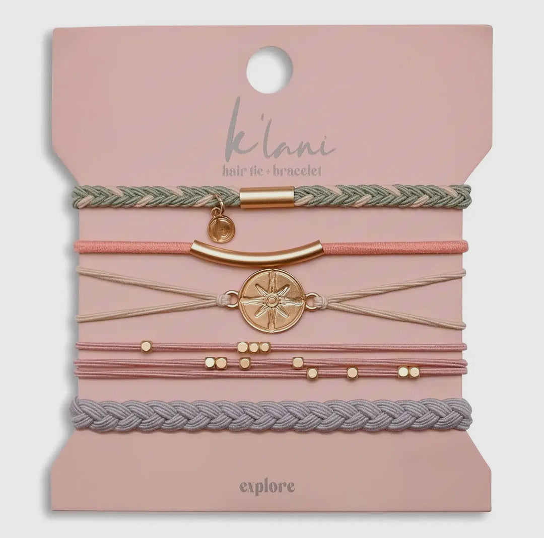 Hair Tie Bracelet Set