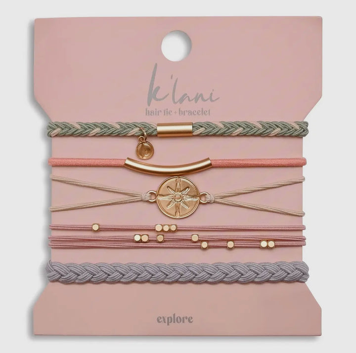 Hair Tie Bracelet Set