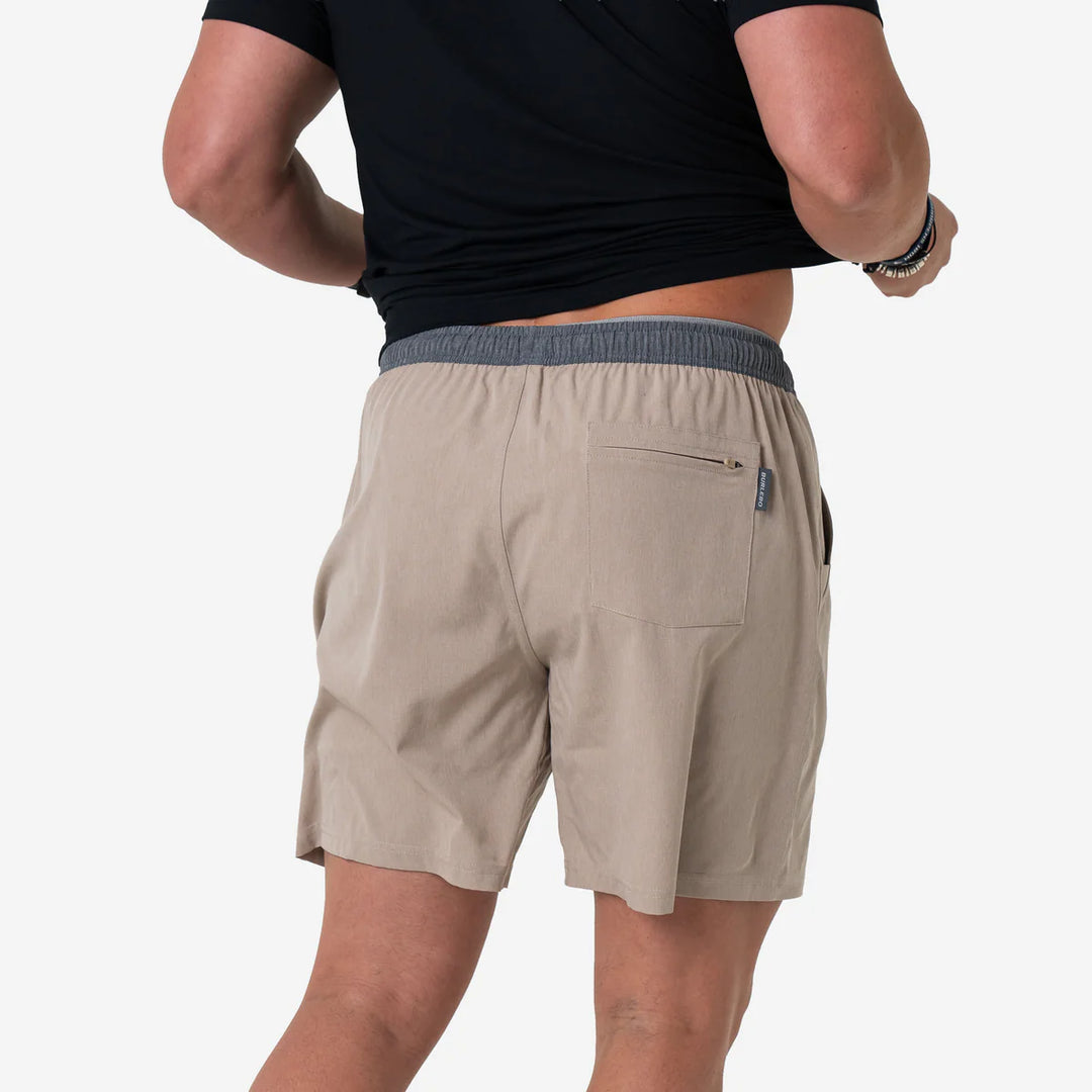 Wear ‘Em Everywhere Shorts – Khaki Venado Camo