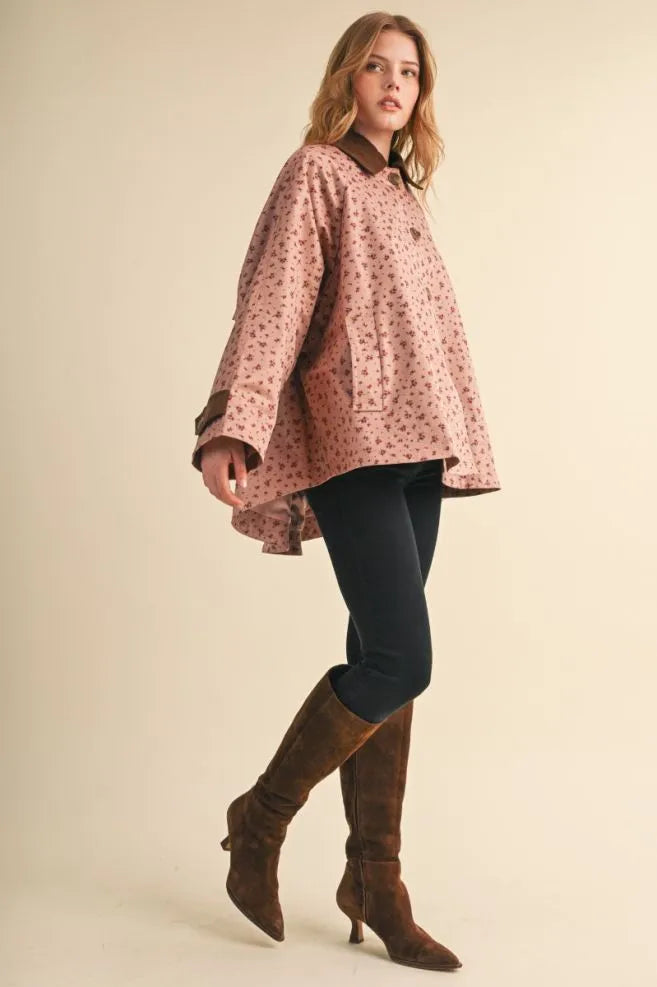 Rosewood Ditsy Floral Jacket