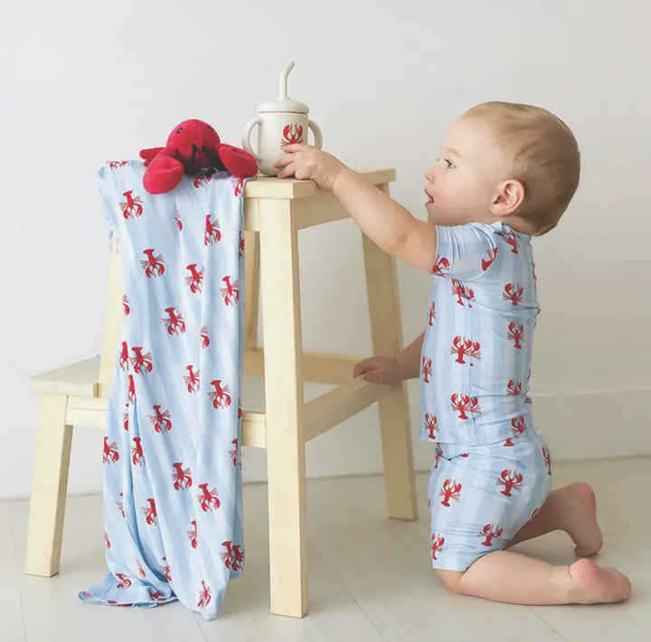 Lobster Lane Bamboo Blanket