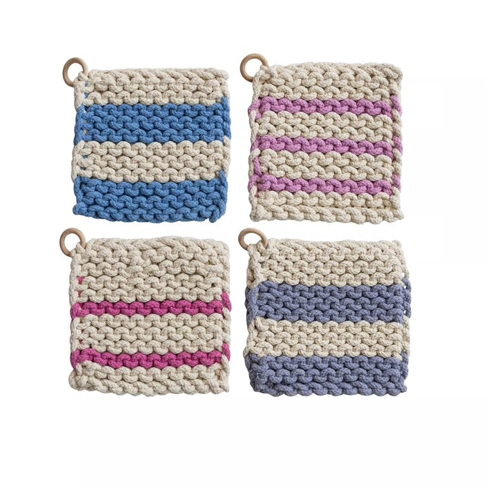Crocheted 8” Trivet