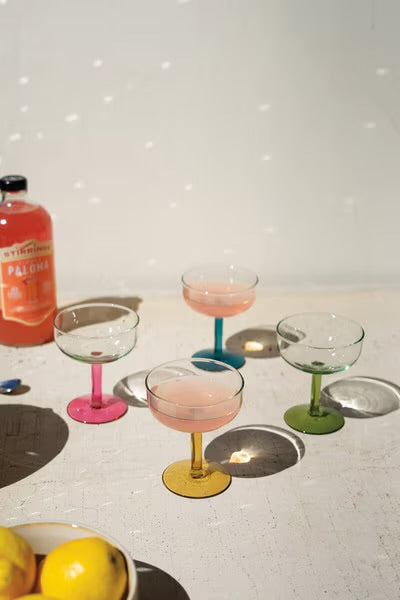 The Confetti Stem Coupe Glass
