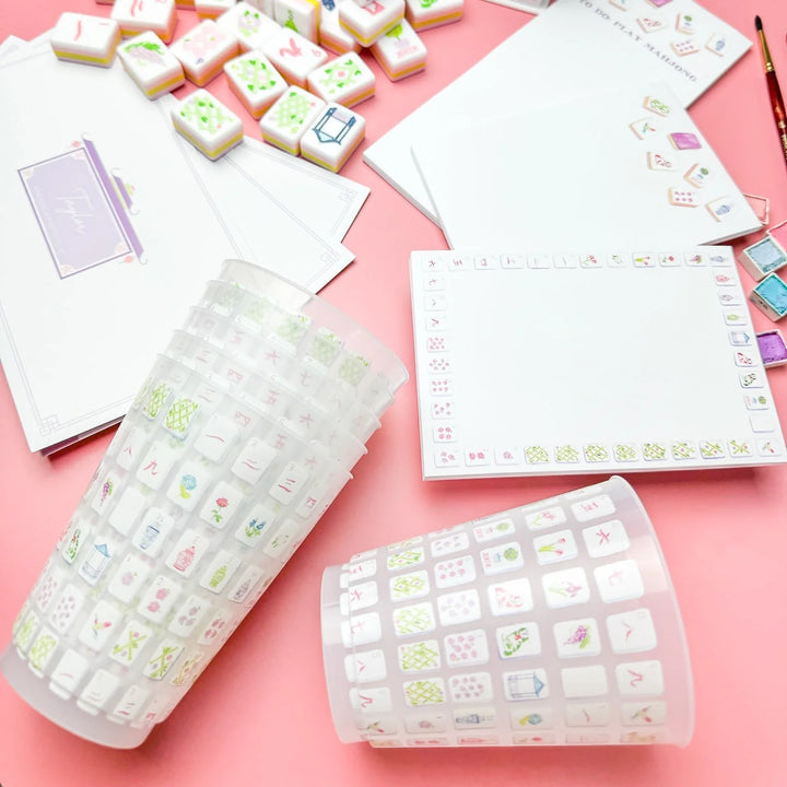 Mahjong Stadium Cup Set