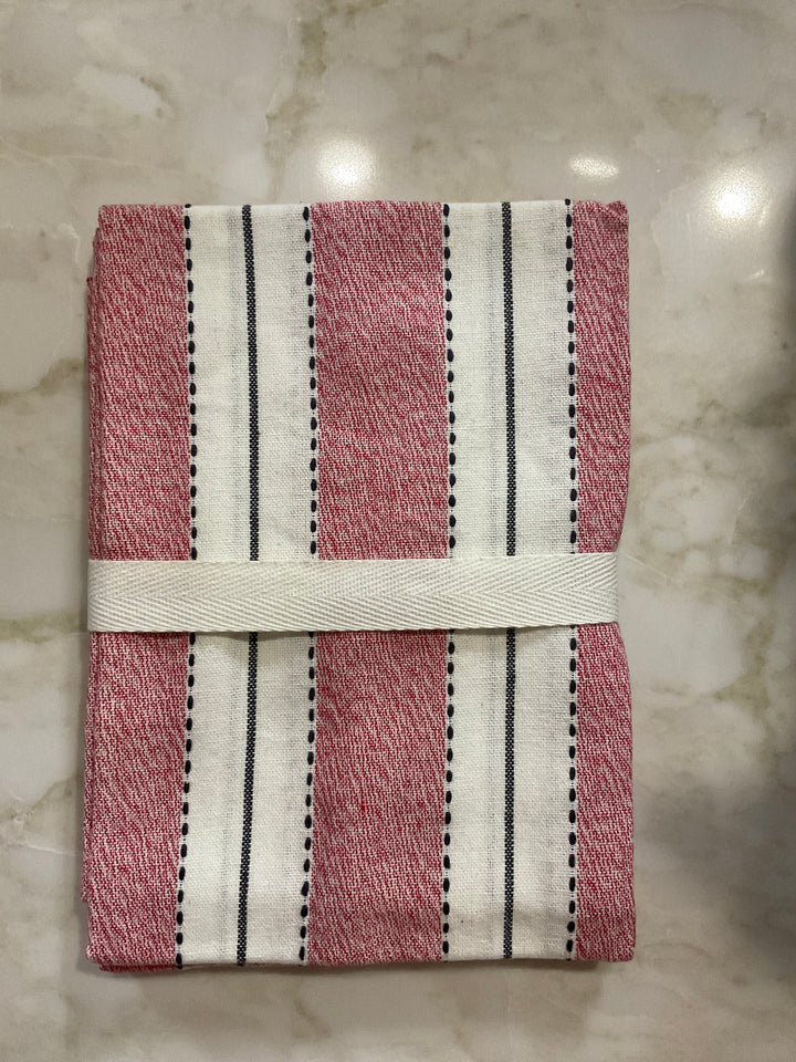 Stripe and Plaid Dishtowel