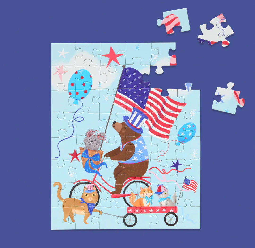 Snax Size Patriotic Parade Puzzle
