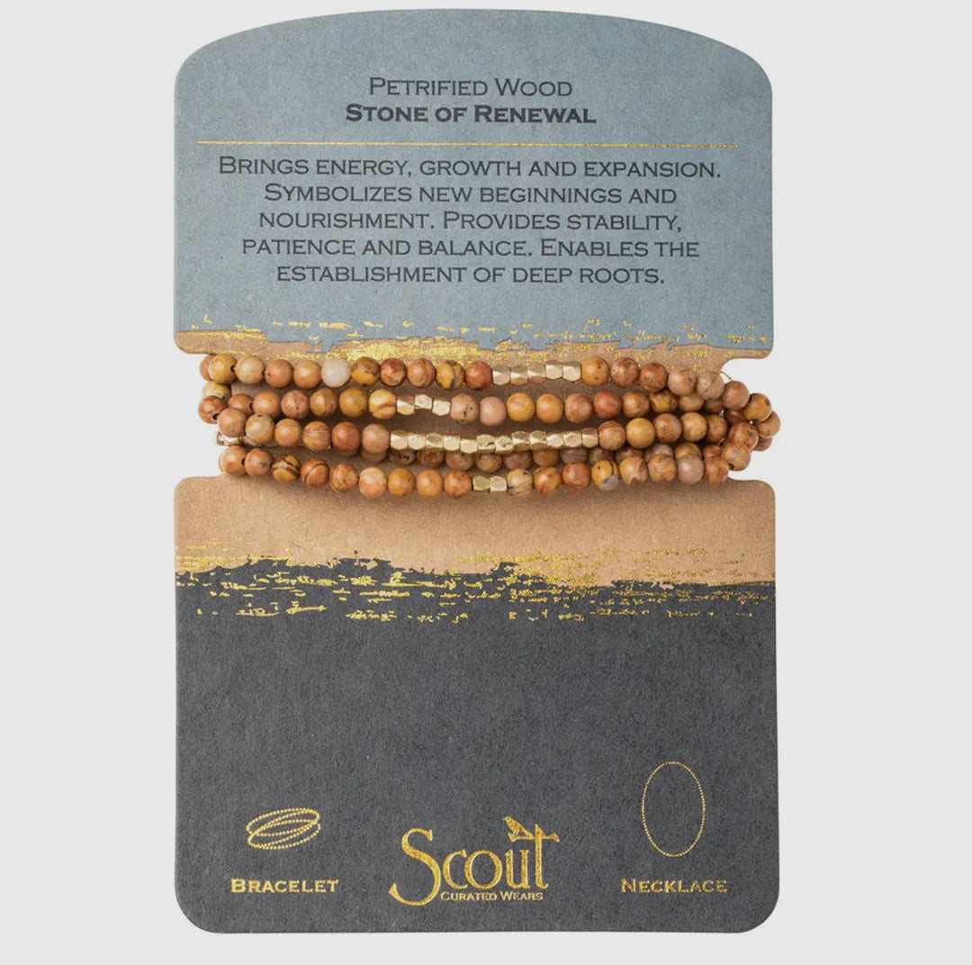 Stone Wrap Bracelet/Necklace