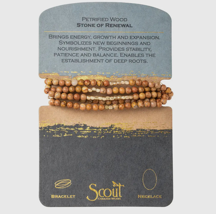 Stone Wrap Bracelet/Necklace