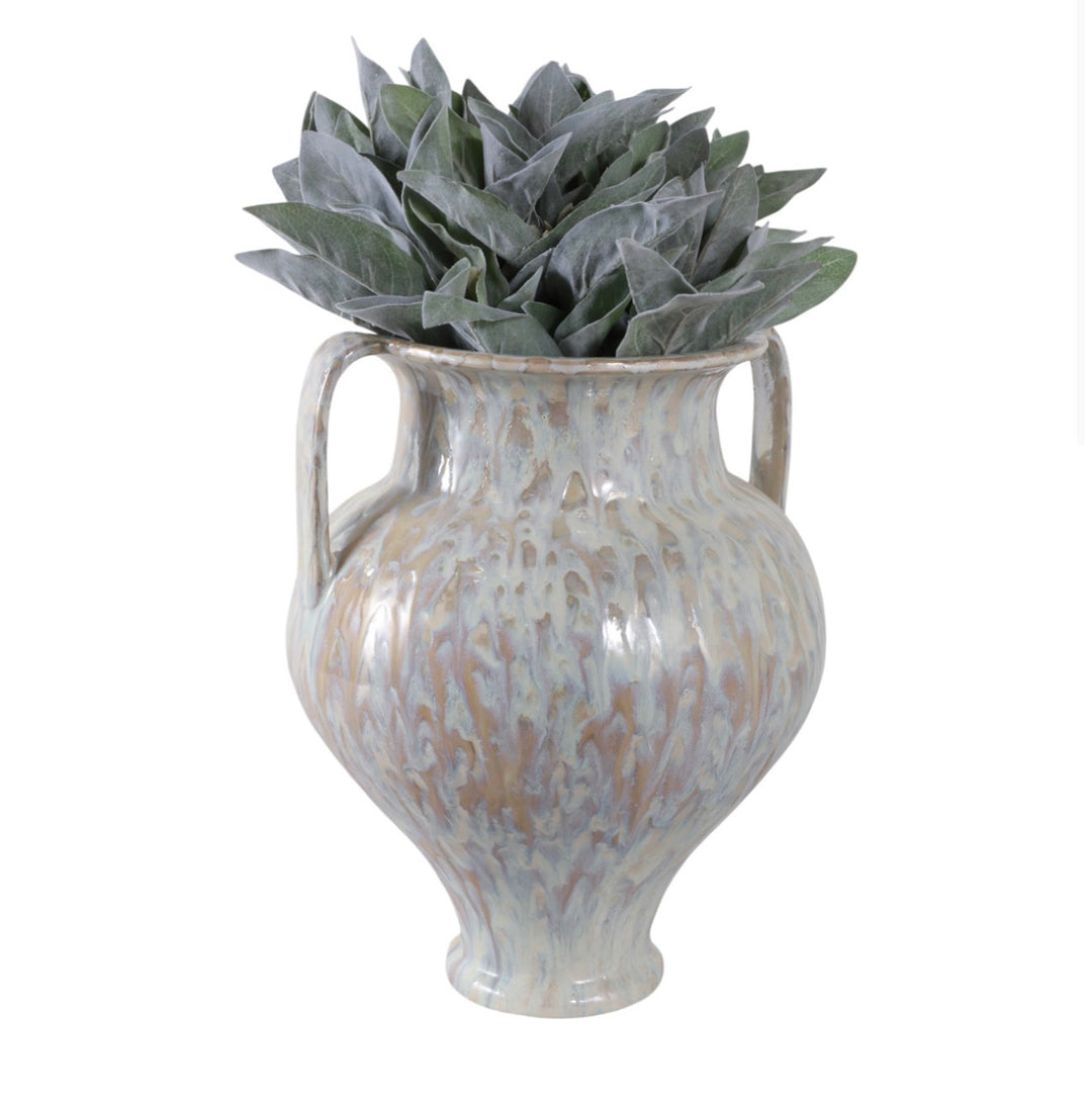 Luma Drift Handled Ceramic Vase