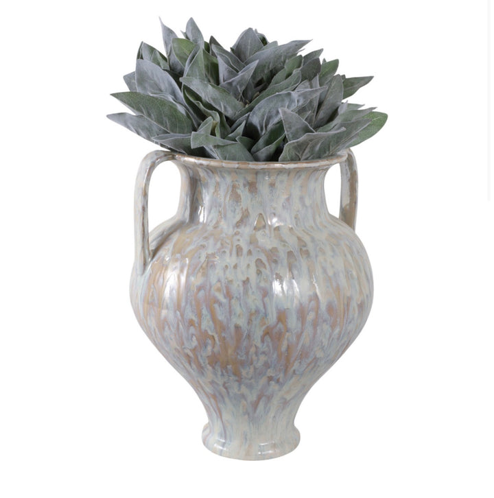 Luma Drift Handled Ceramic Vase