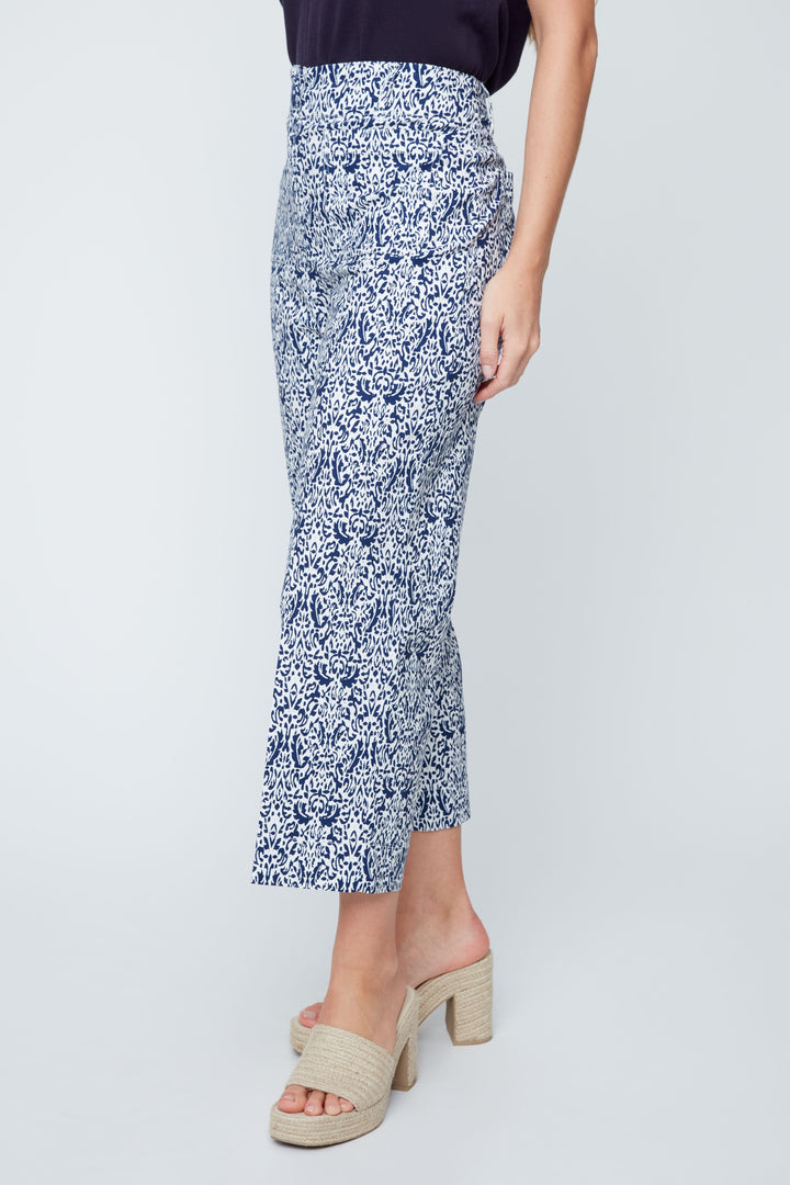 Harbor Garden Printed Crop Pant