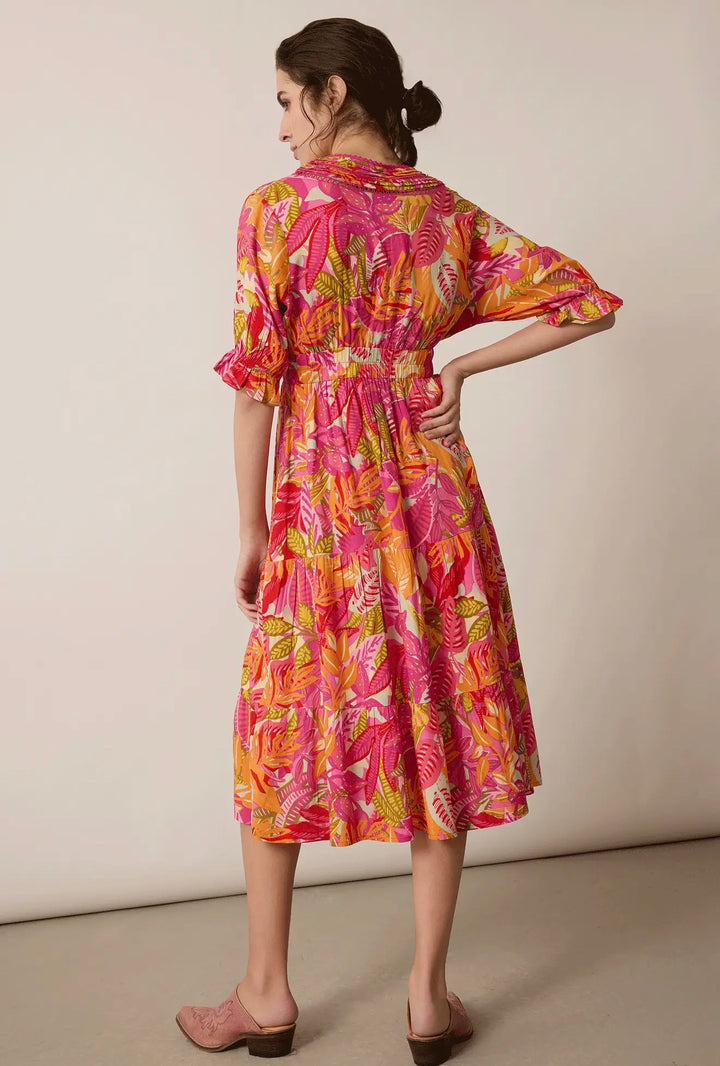 Sunset Tropique Midi Dress