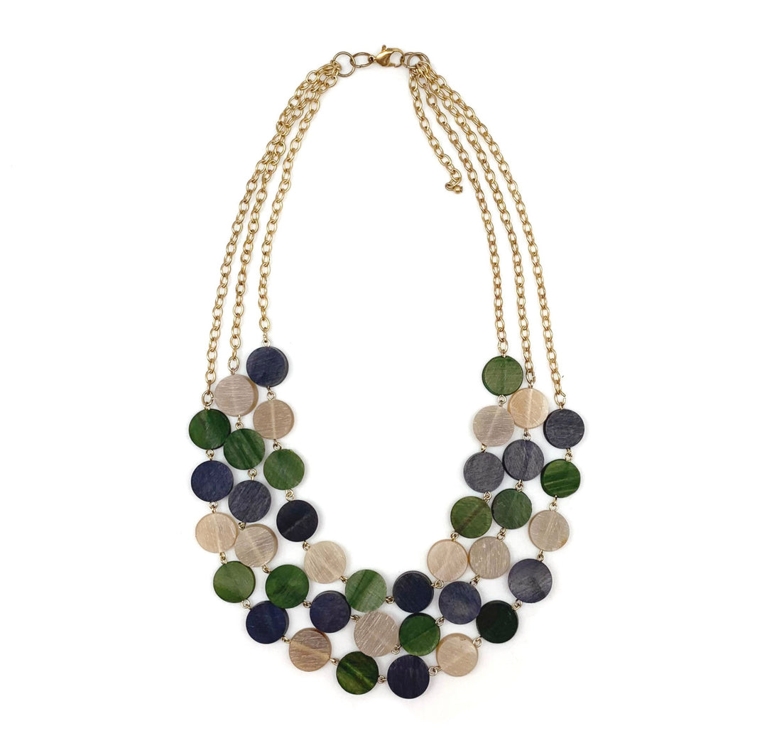 Omala Disc Statement Necklace