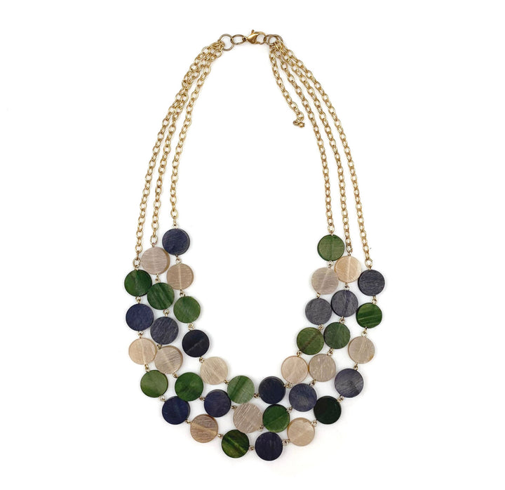 Omala Disc Statement Necklace