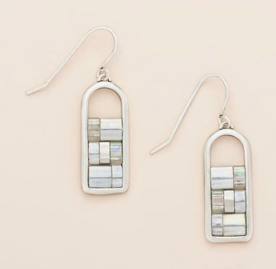 Good Karma Miyuki Frame Earrings
